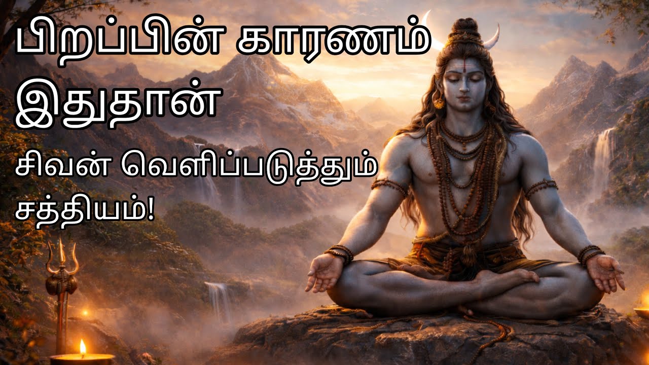 பிறப்பின் உண்மையான நோக்கம் என்ன? சிவன் சொல்வது என்ன! #shivan #shakti