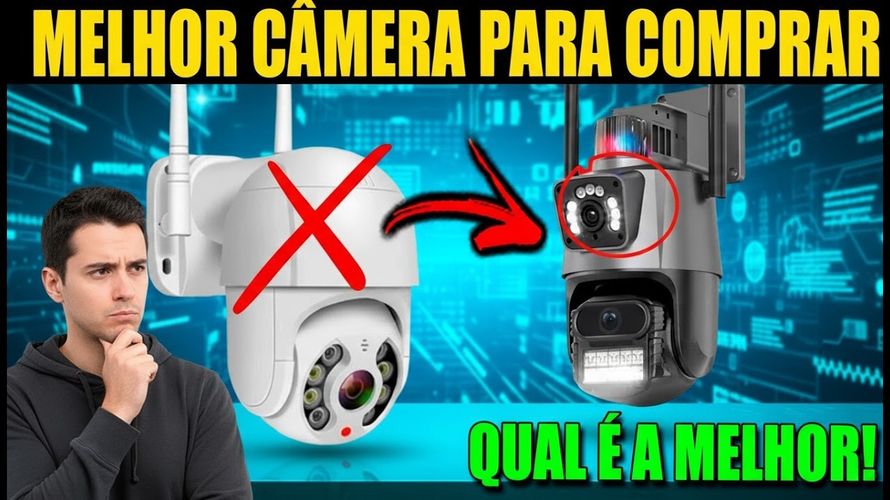 Qual a melhor câmera de segurança Wi Fi para 2026  -  CÂMERA DUPLA OU SIMPLES