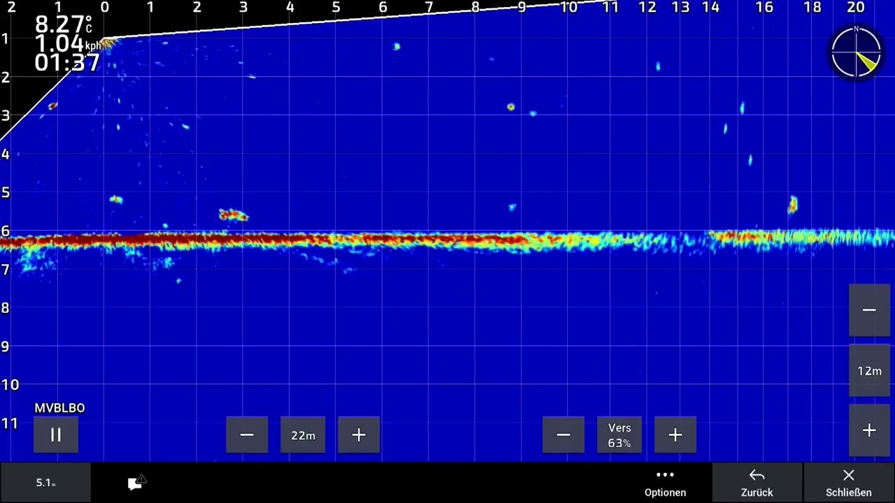 17 Minuten an einem Zander - Pelagisch mit Livescope LVS34 auf Zander