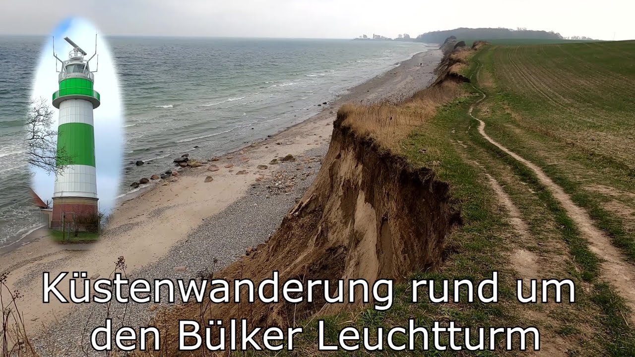 Küstenwanderung rund um den Bülker Leuchtturm - zwischen Strande und Stohler Steilküste