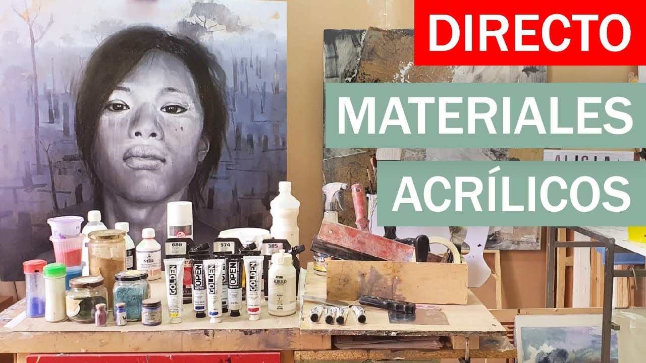 Materiales para Acrílico. Todos mis trucos en Directo