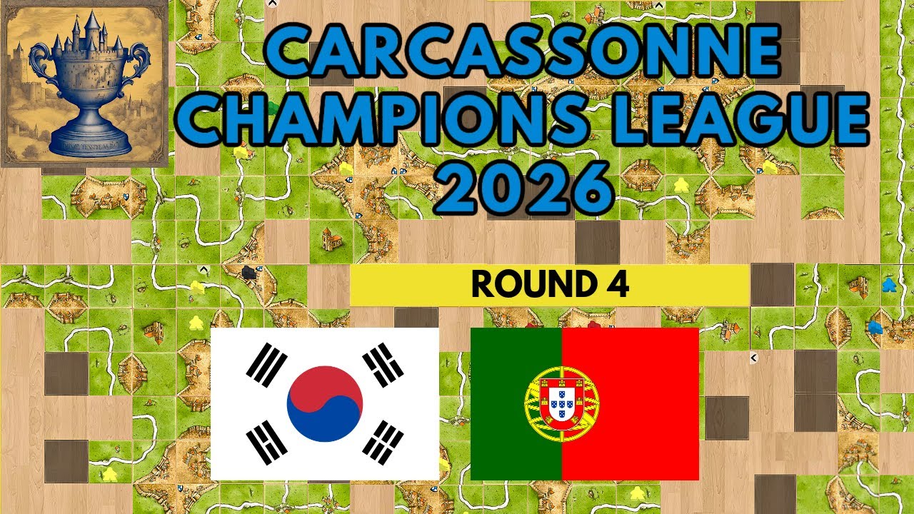 Round 4 Day 6 of Carcassonne Champions League 2026