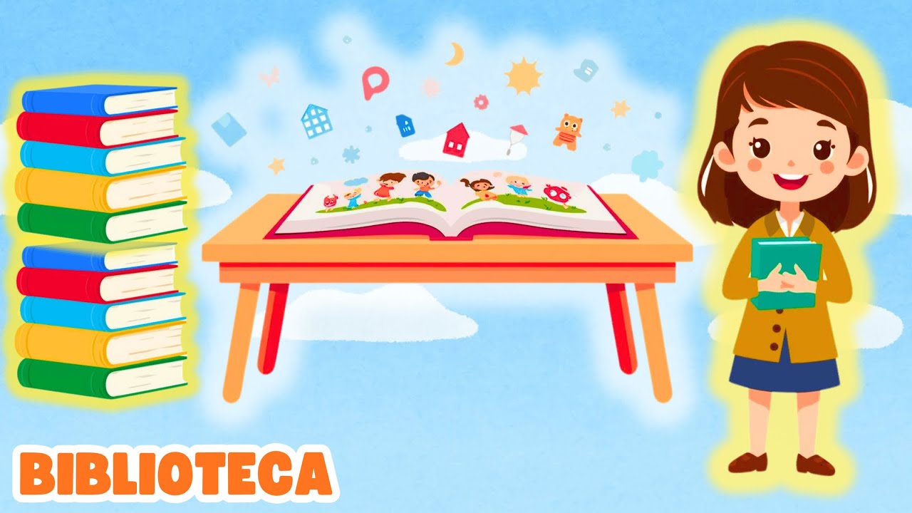 Visitando la Biblioteca 📚✨ – Video Educativo Infantil