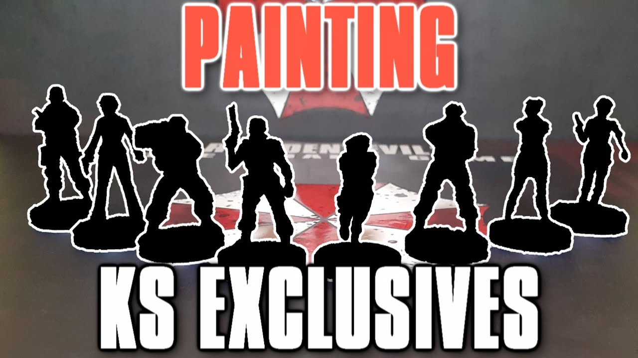 Painting The Kickstarter Exclusives! | Resident Evil 3: The Board Game