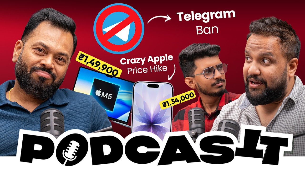 Telegram Ban, Crazy Apple Price Hike, Samsung Unpacked 2026, GTA 6 Pre-Orders | #PodcasTT🎙️