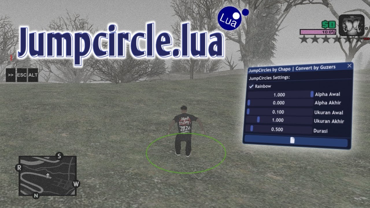 SHARE MOD Monetloader Jumpcircle.lua | GTA SA-MP ANDROID