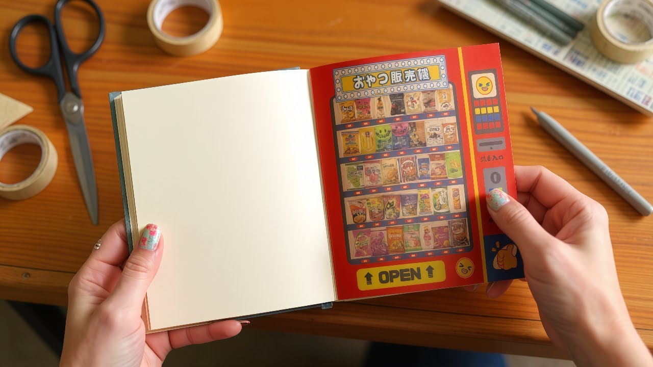 How To Make a Journal Notebook | Retro Tokyo Themed Journal