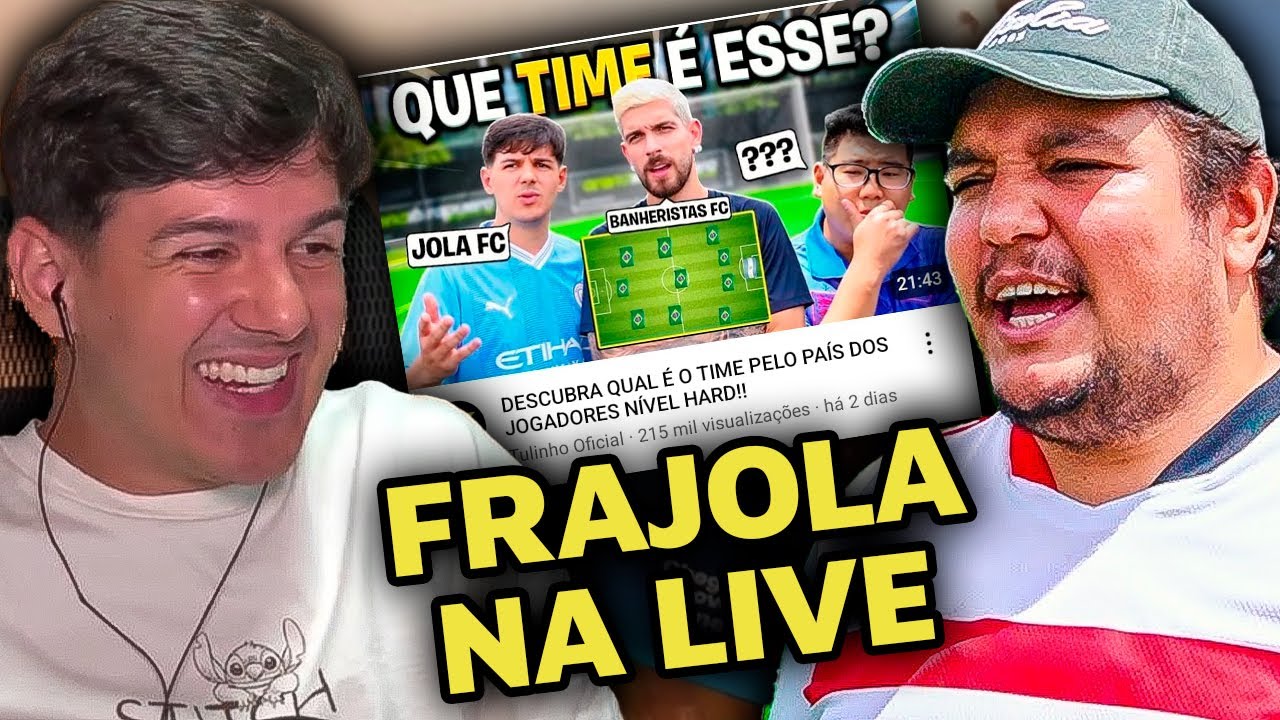 DESCUBRA QUAL É O TIME PELO PAÍS DOS JOGADORES NÍVEL HARD!! - wardi REACT! ft FRAJOLA