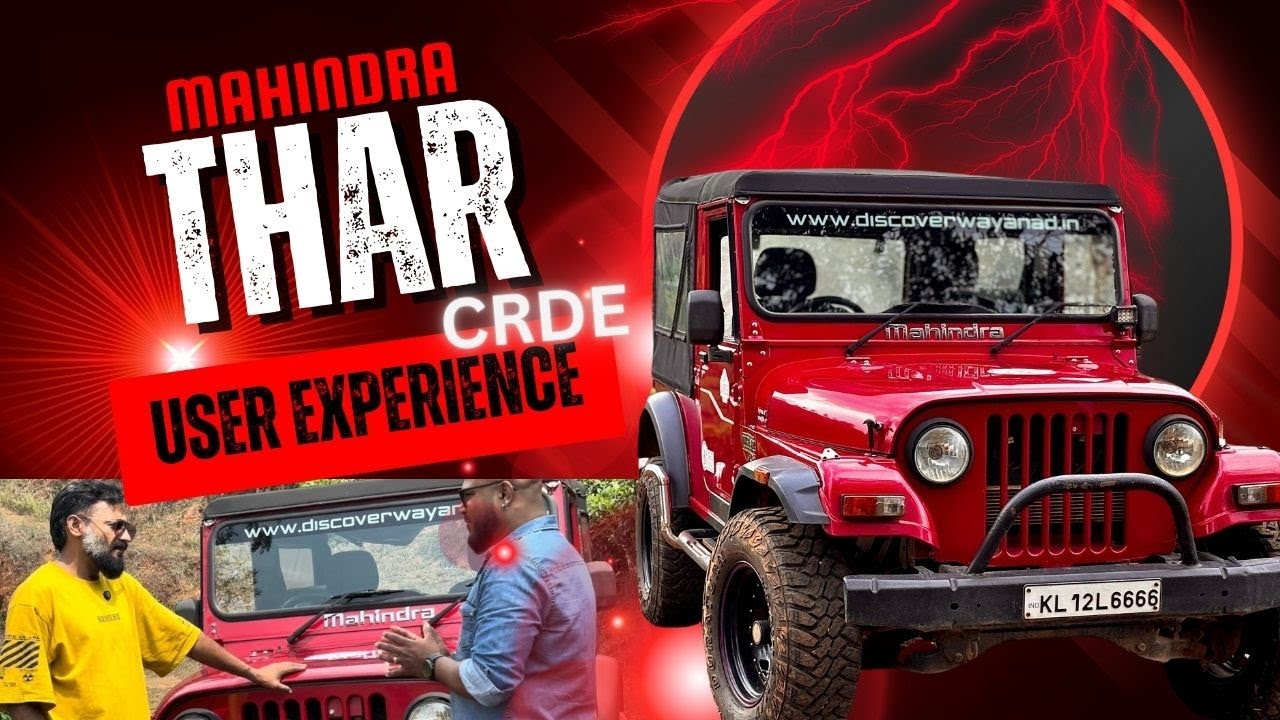 Mahindra Thar CRDe – User Experience by Discover Wayanad | Malabar Mavericks