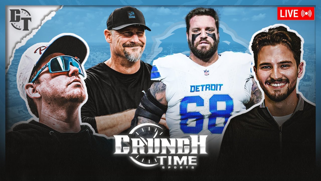 Detroit Lions News & Rumors and Taylor Decker Released | Crunch Time Sports Show