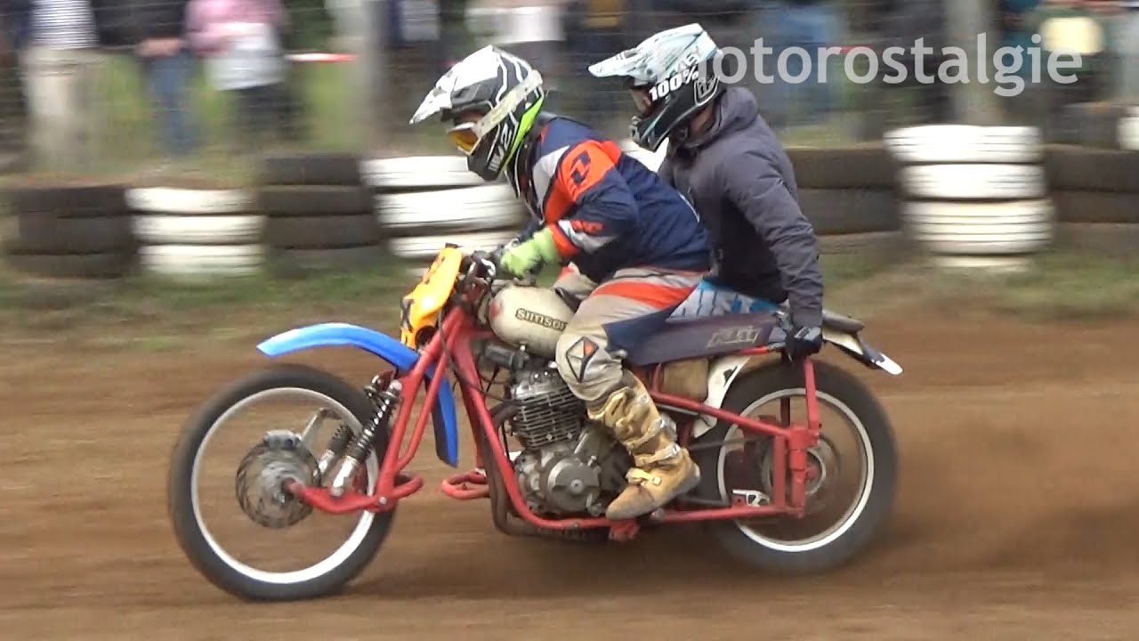 Viertakt-Crossgespann gegen MZ-Motocross-Gespann in Nutha 2025