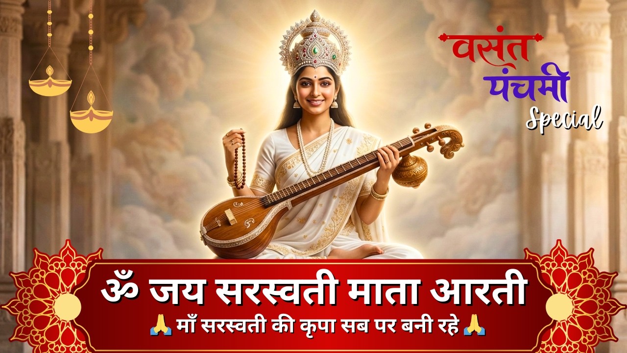 Om Jai Saraswati Mata Aarti | Devotional Modern Beats | Basant Panchami Special 2026