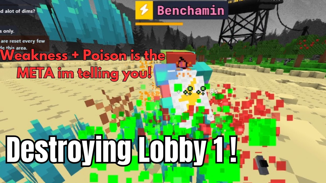 Destroying Lobby 1 in Bloxd io