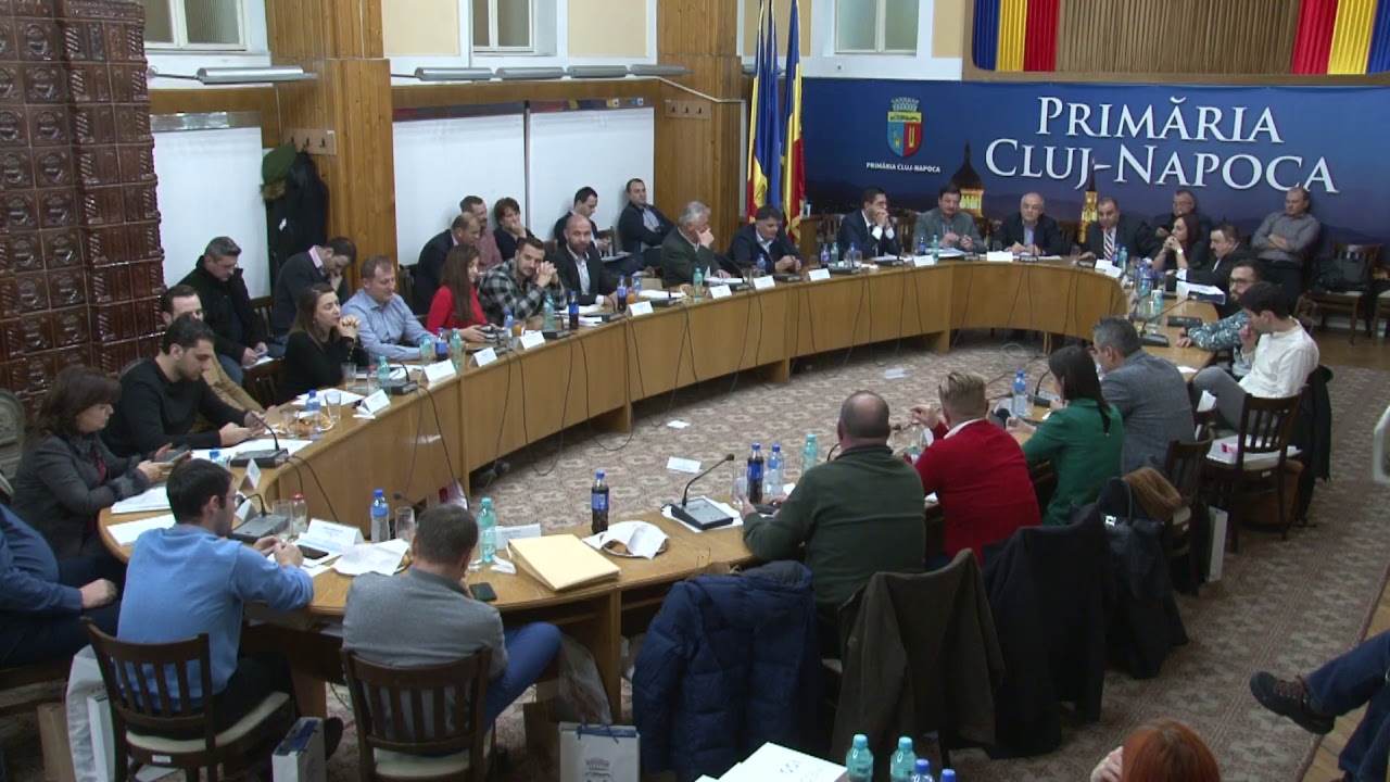 Sedinta ordinara a Consiliului local Cluj-Napoca - 19 decembrie 2018