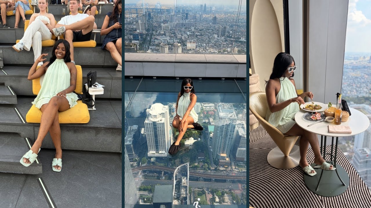 Обедаем в самом высоком ресторане Таиланда — King Power Mahanakhon Sky Walk #thailand #bkk
