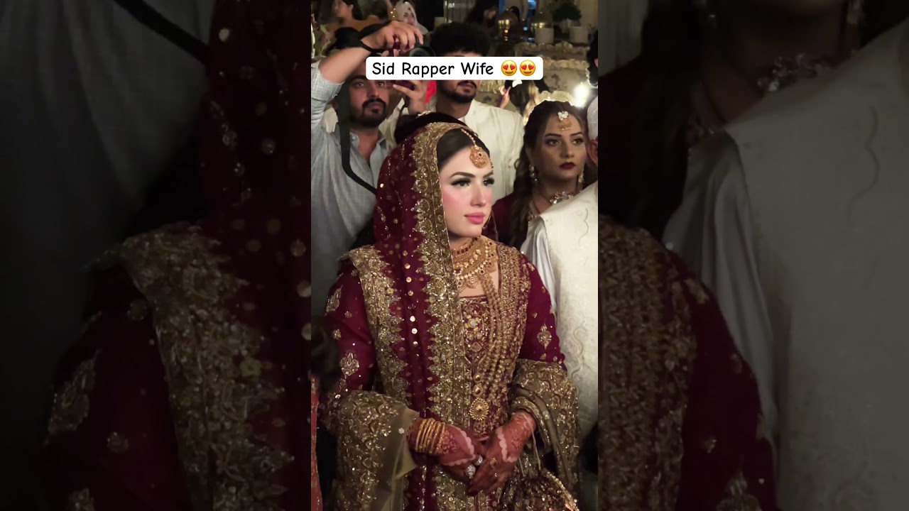 Sid Rapper Wife Barat Entry 😍😍 #sidrapper #sidwife #barat #bride #wedding
