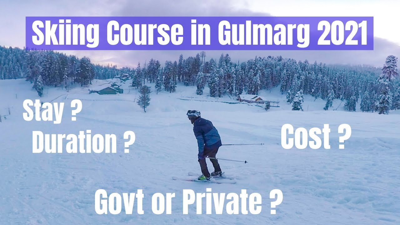 Guide for the best Ski course in Gulmarg ⛷? Private or Govt ? Cost, Duration, Stay - Budget Trip