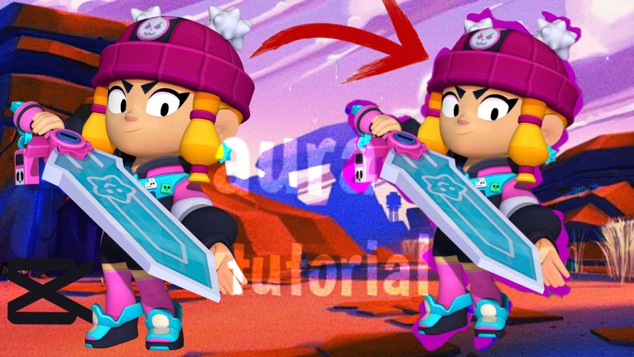 Aura tutorial for brawl stars edit(free capcut)
