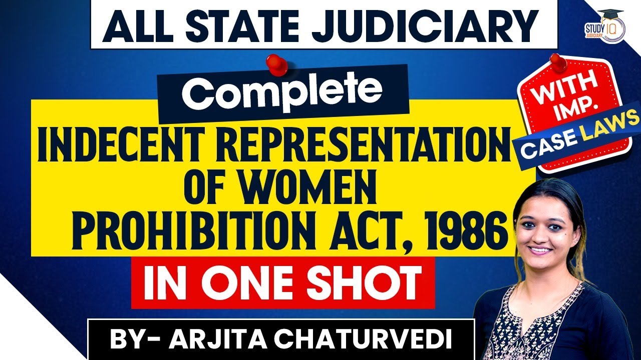 Complete Indecent Representation of Women (Prohibition) Act, 1986