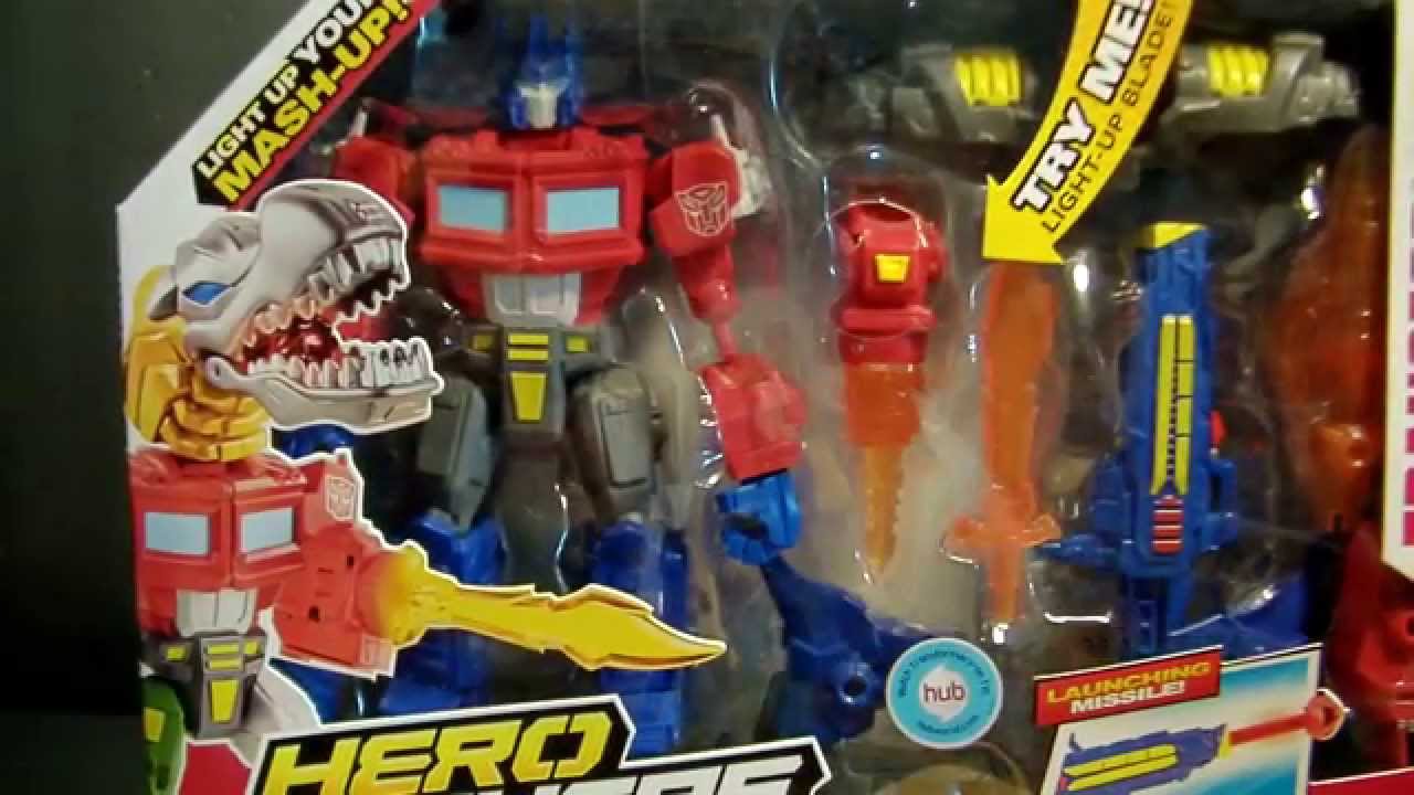 Transformers Hero Mashers Ultimate OPTIMUS PRIME toy review.