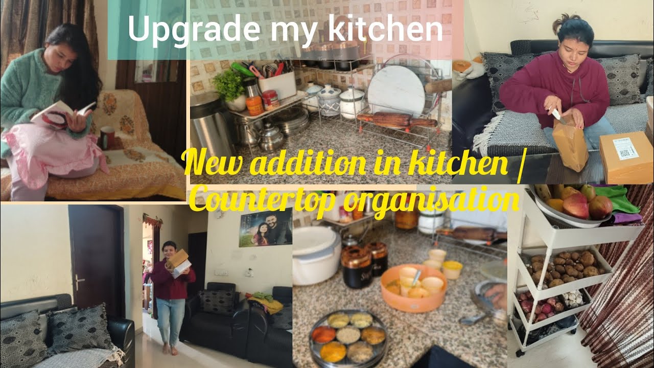 Kitchen Countertop Organisation| New Addition In My Kitchen 🛒 🧺| Online Shopping