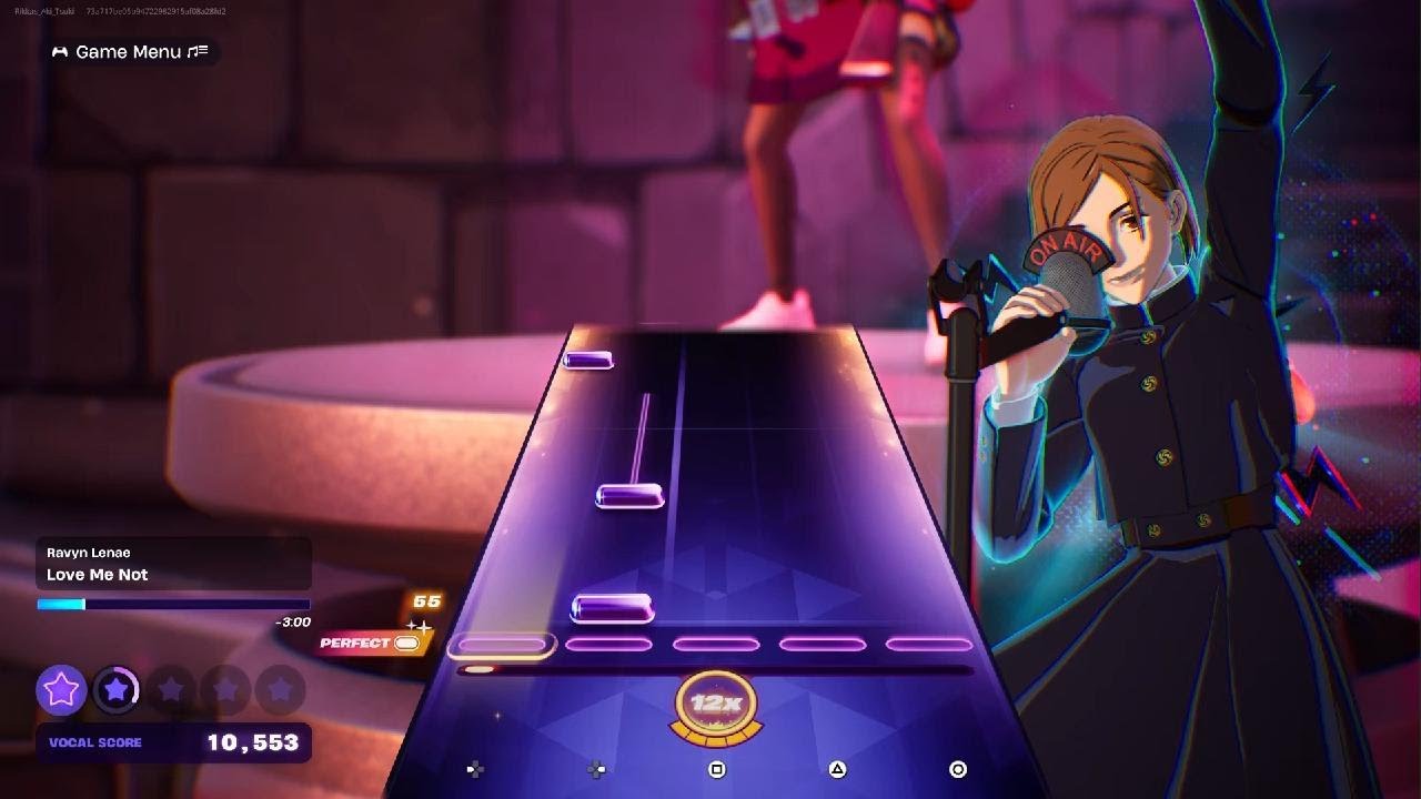 Nobara sings Love Me Not in (Fortnite Festival)