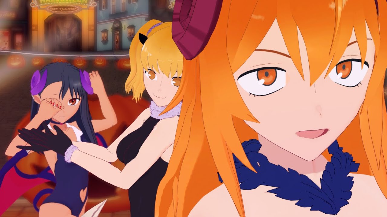 MMD Nagatoro Halloween Dance  - 🎃 - MMD Vroid