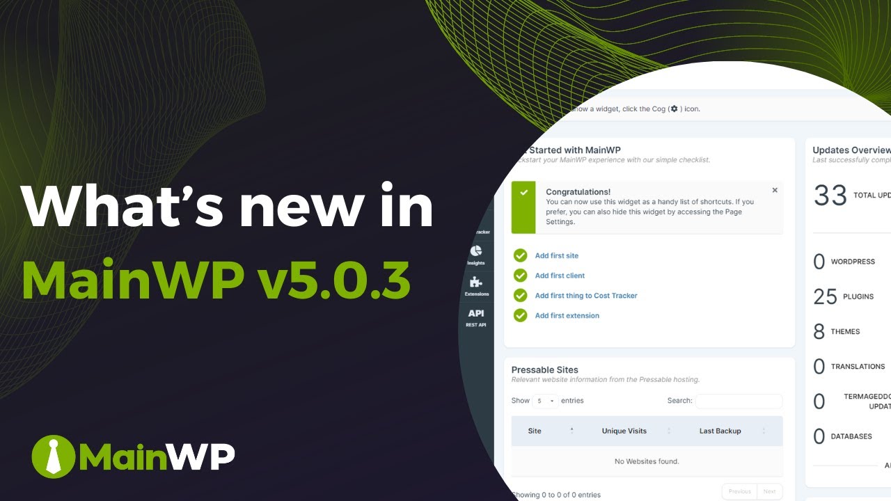 What's new in MainWP v5.0.3