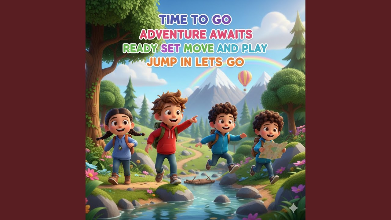 Time to Go Adventure Awaits Ready Set Move and Play Jump In Lets Go