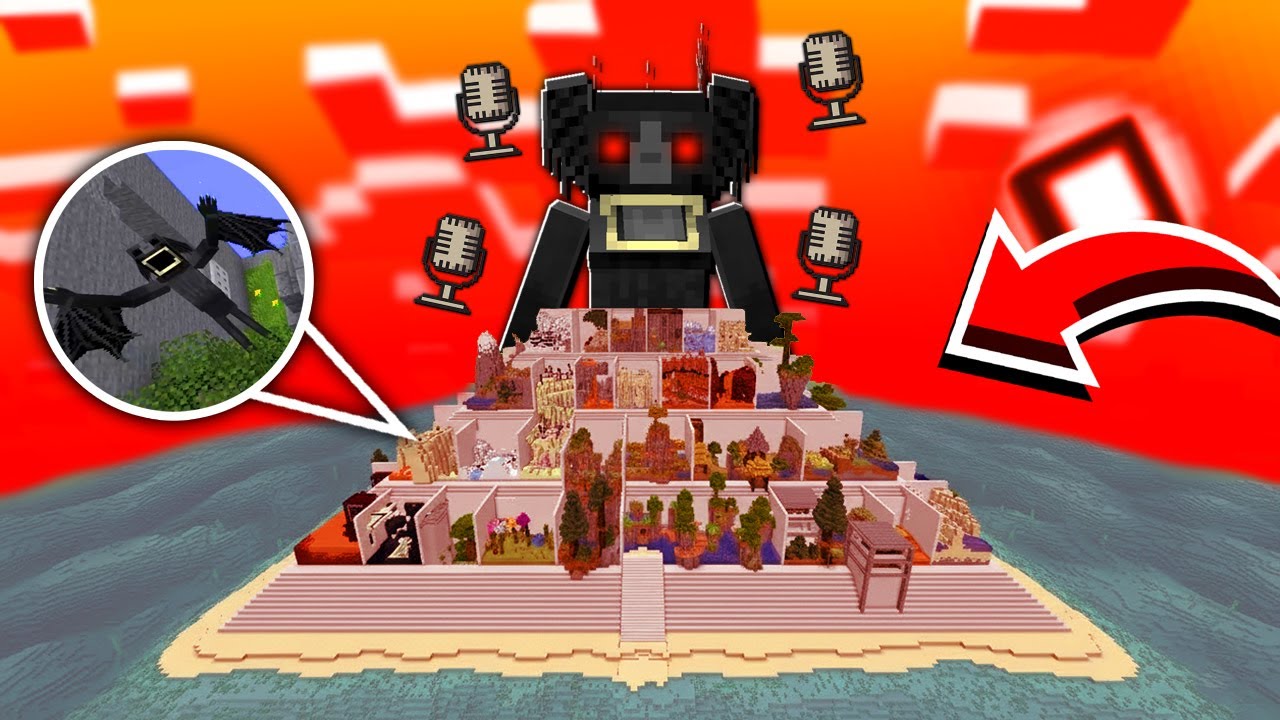 Minecraft'ta PİRAMİT PARKUR'A SESİMİZİ KLONLAYAN YARATIĞI EKLEDİK!!
