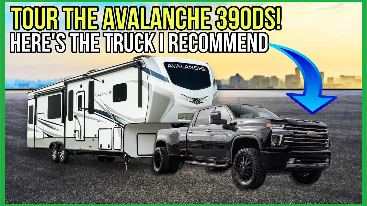 Tour This New Avalanche 390DS 2 Bed & 2 Full Baths // Here's The Truck You Will Need To Tow It!
