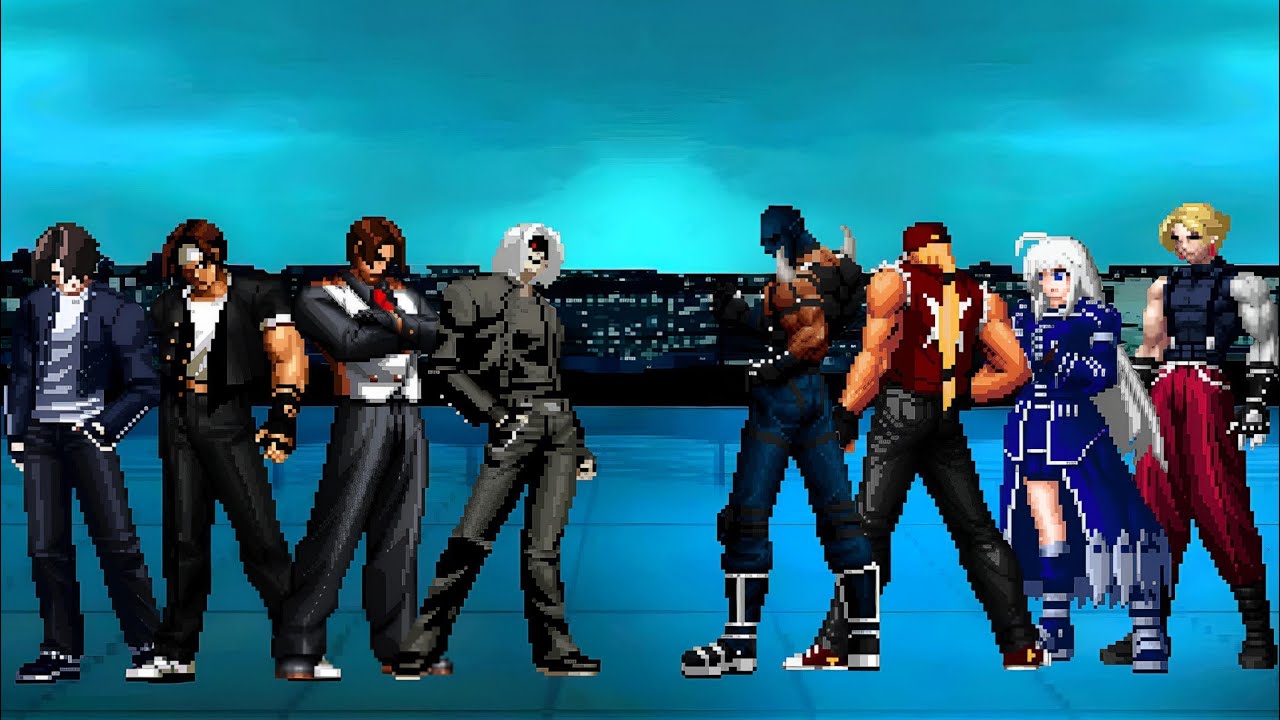 [KOF Mugen] Kyo Kusanagi Team vs Random Team