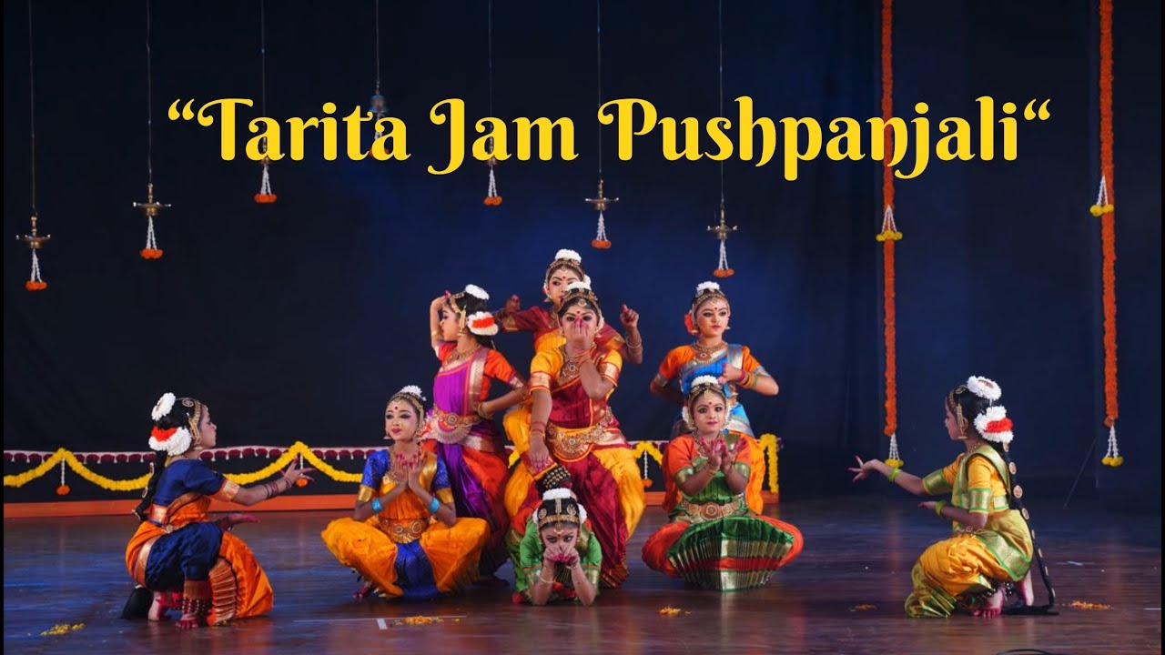 Divine Beginnings | Bharatanatyam Tarita Jam Pushpanjali by Our Young Dancers | Kalaantariksham