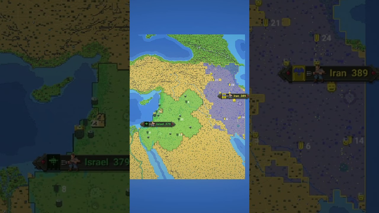 ISRAEL vs IRAN - WorldBox