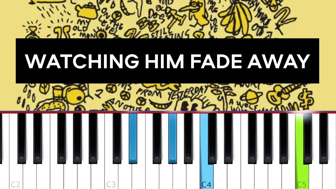 Mac DeMarco -   Watching Him Fade Away  (Piano Tutorial)