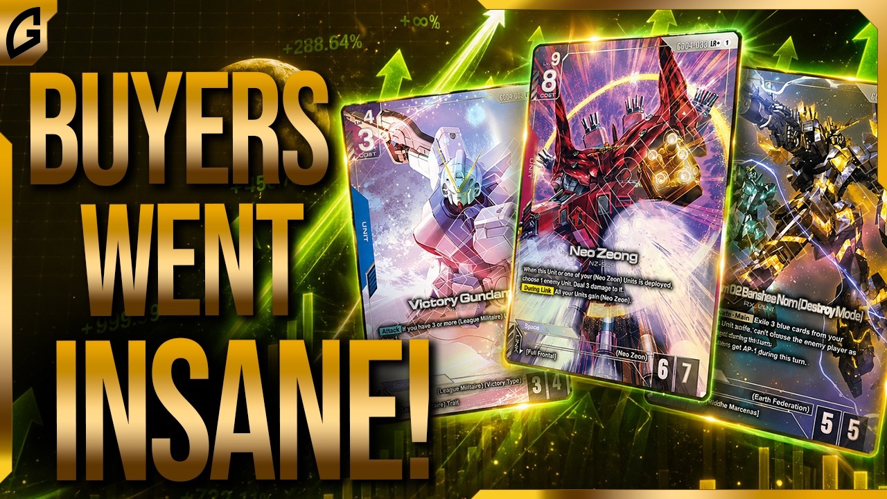 Цены на GD04 резко взлетели после этого события (Gundam TCG)