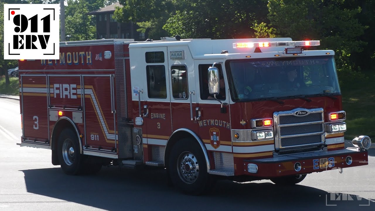 Weymouth Fire Truck Responding | Engine 3