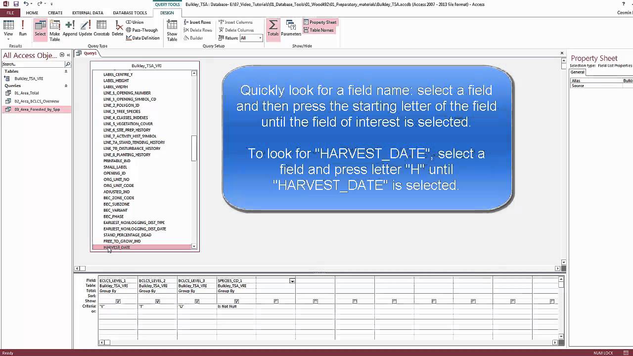 DatabaseTools part 1 of 2