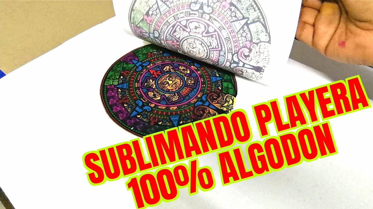 Como sublimar sobre 100% algodón Playera blanca