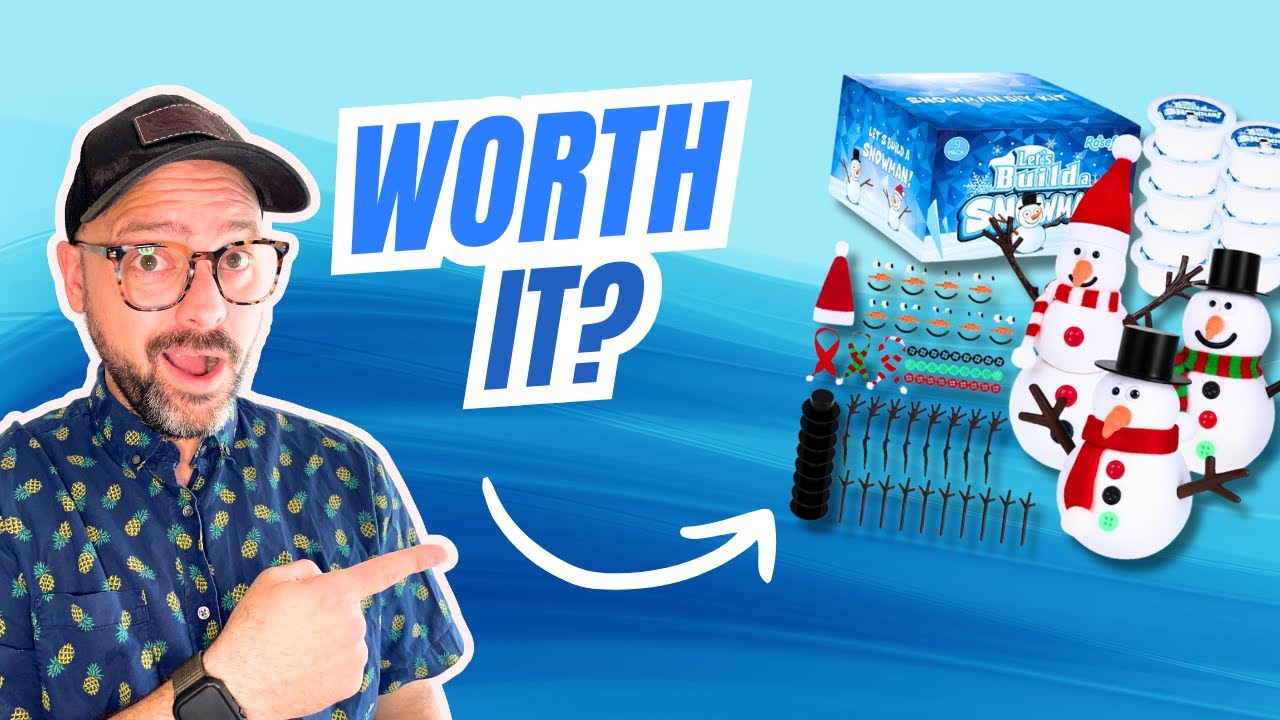 DIY Snowman Craft Kit Review &mdash; 9-Pack Holiday DIY Fun!