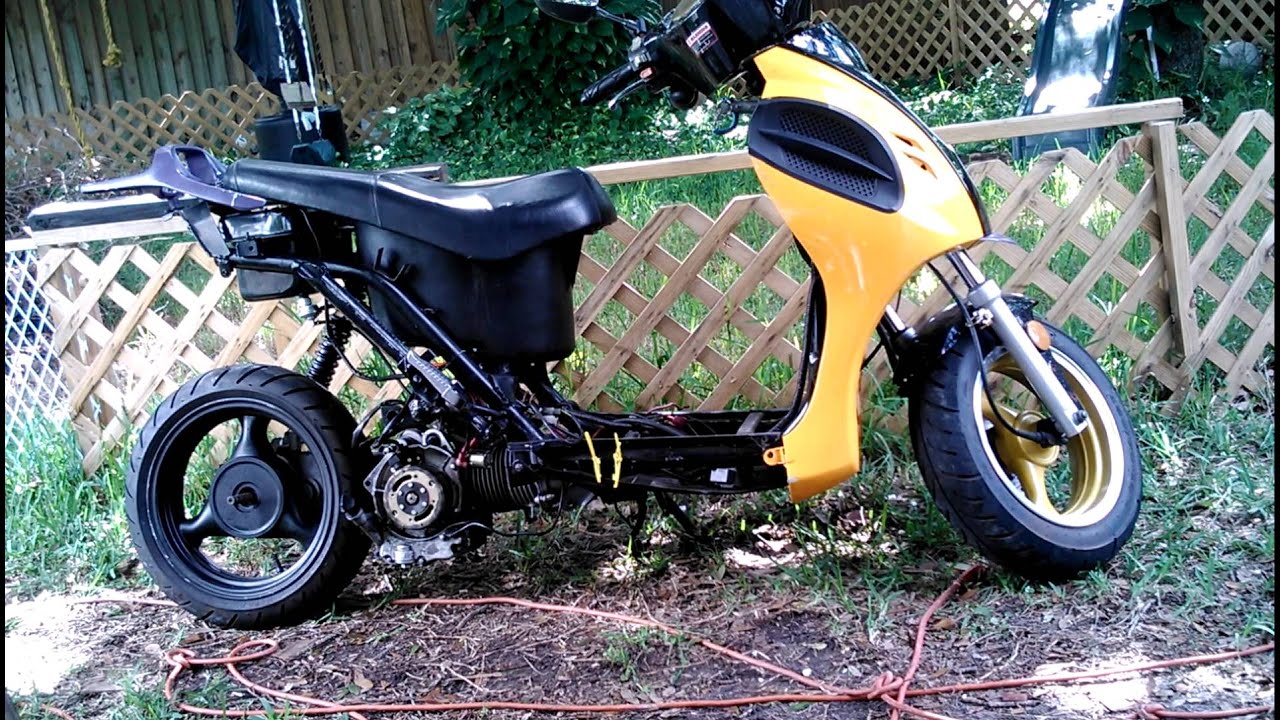 50cc scooter to 150cc GY6 swap adjustable stretch