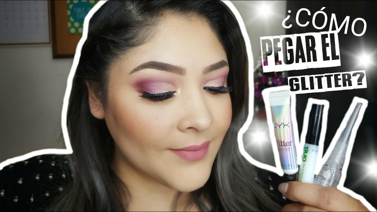 CÓMO PEGAR EL GLITTER EN LOS OJOS | 3 FORMAS DE PEGAR EL GLITTER EN LOS OJOS | ALE MARTÍNEZ