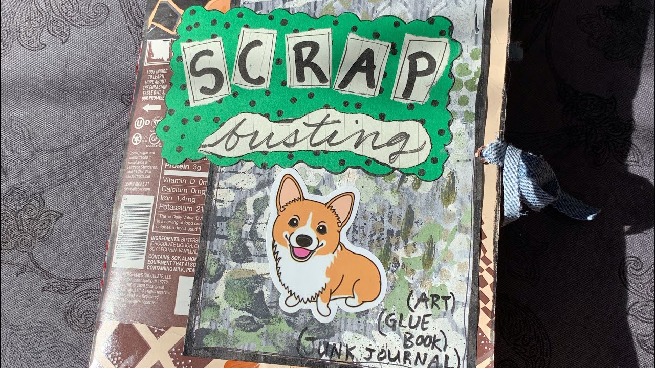 Glue Book Flip Through - Scrap Busting (Jan. 2022)