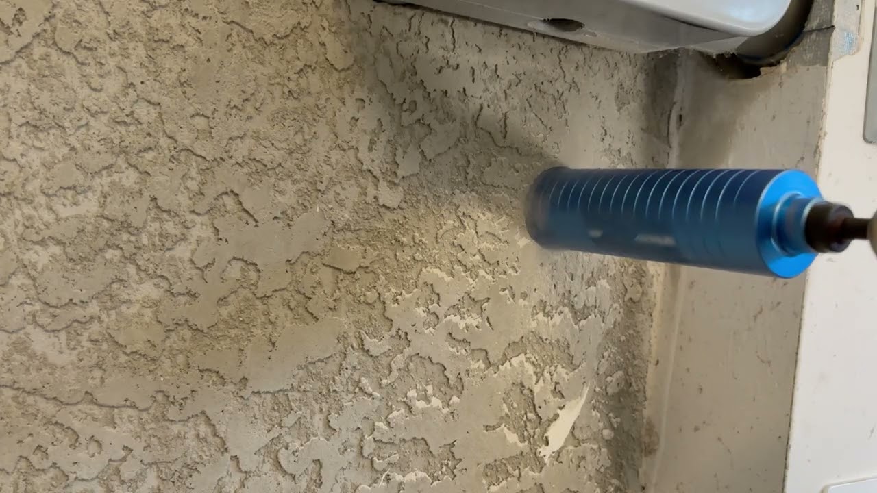 Drilling Through Concrete Block Wall