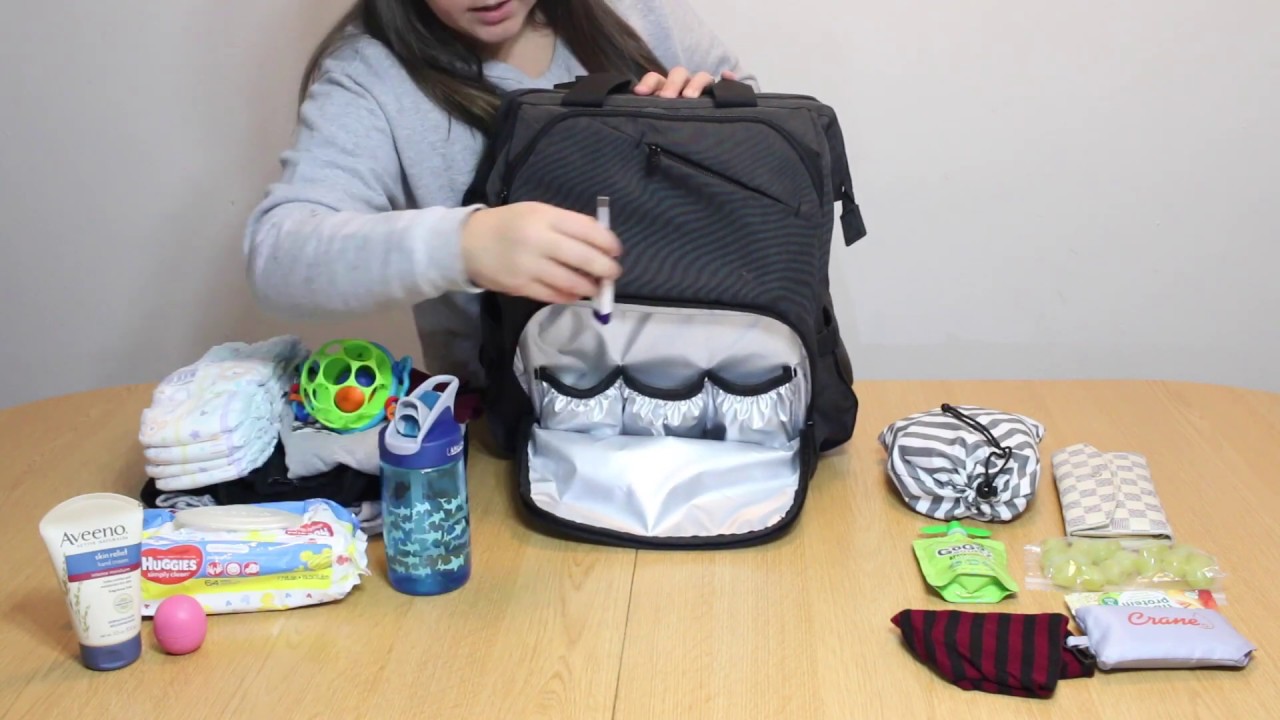 Hap Tim Diaper Bag Review + What's in my diaper bag