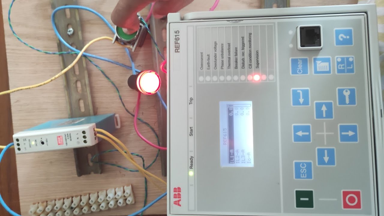 ABB | REF 615 | SIGNAL MATRIX | بمثال عملي