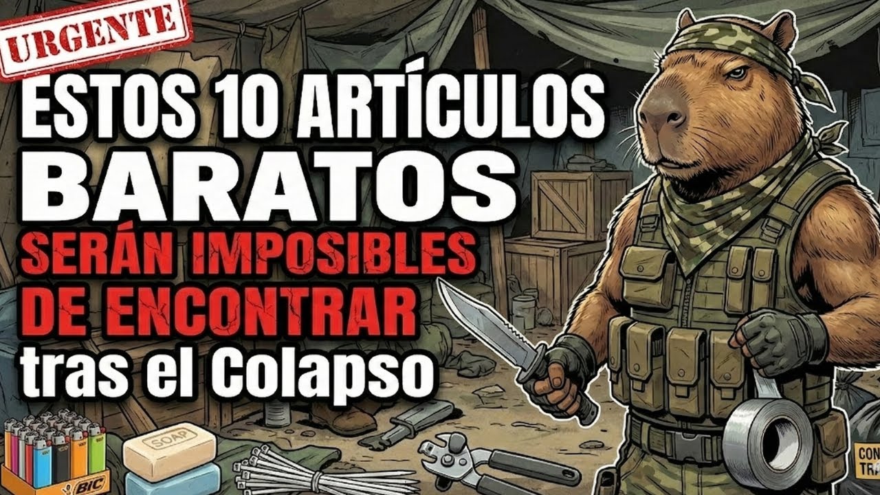 TOP 10 art&iacute;culos baratos que valen mucho m&aacute;s que el oro en una crisis