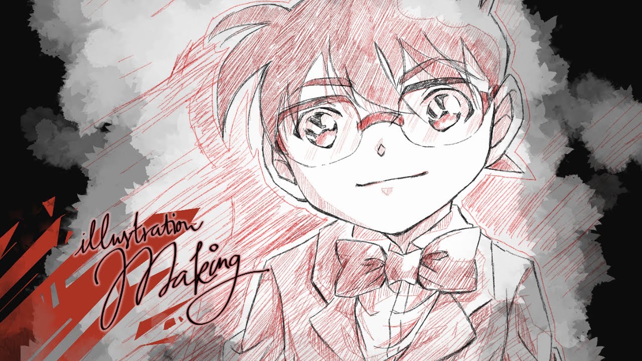 Illustration Making - Detective Conan (sketch) | Eris