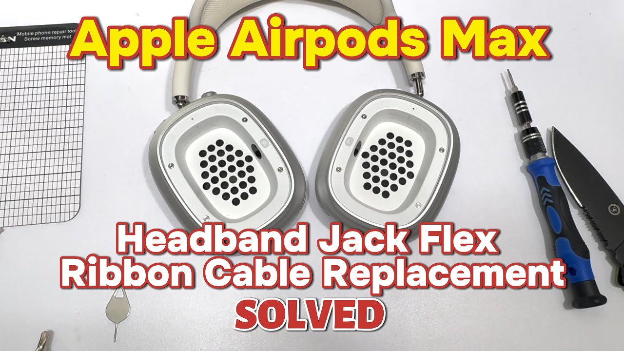 Apple AirPods Max Headband Jack Flex Ribbon Cable Replacement #apple #airpodsmax #bluetoothpairing