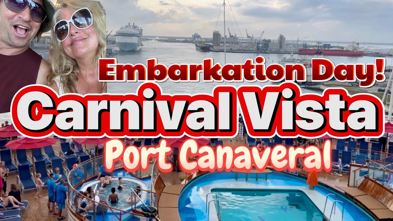 Carnival Vista embarkation Day Port Canaveral Florida FLA